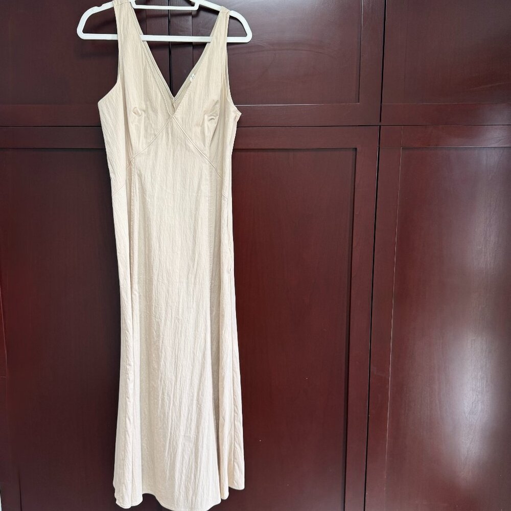 Anthropologie Sleeveless V-Neck Midaxi Dress NWT Size 14